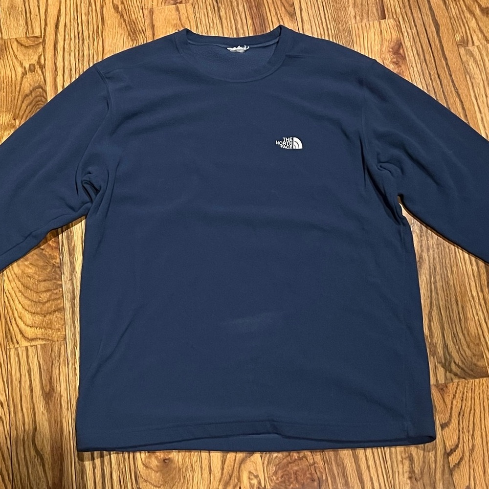 The North Face Men's Dark Blue Long Sleeve Crewneck